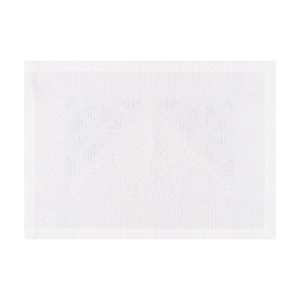Le Jacquard Francais Bosphore Blanc Placemat 21" x 15" / Set 4