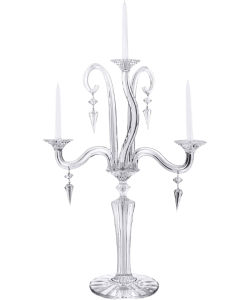Baccarat Mille Nuits 3-Light Candelabra