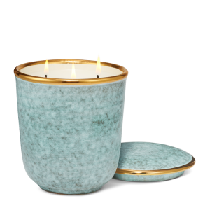 AERIN Blue Savoy Candle w/ Orange Blossom Scent