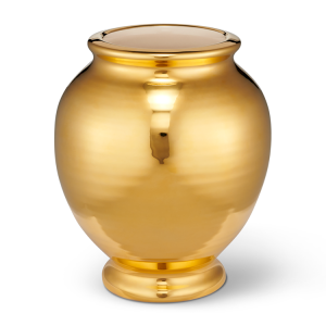 AERIN Siena Small Vase / Gold - 9"