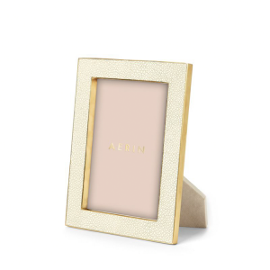 AERIN Classic Shagreen Frame/ Cream - 5 x 7