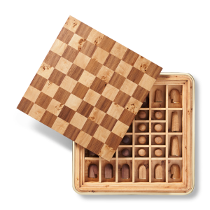 AERIN Velvet Chess Set - Moss
