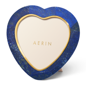 AERIN Cassiel Mosaic Heart Frame - Lapis