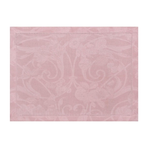 Le Jacquard Francais Tivoli Powder Pink Placemat - 14" x 19" / Set 4