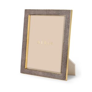 AERIN Classic Shagreen Frame / Chocolate - 8 x 10