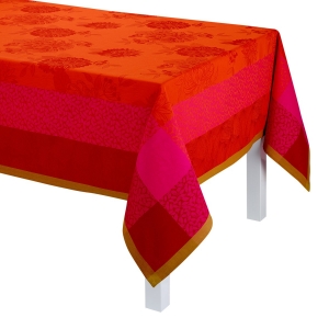 Le Jacquard Francais Parfums de Bagatelle Nasturtium Tablecloth - 69" x 126"