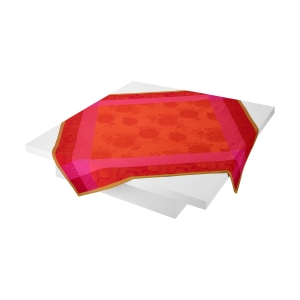 Le Jacquard Francais Parfums de Bagatelle Nasturtium Tablecloth - 47" x 47"
