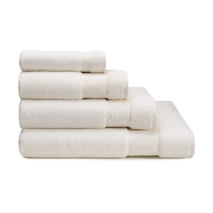 Le Jacquard Francais Caresse Ivory Hand Towel