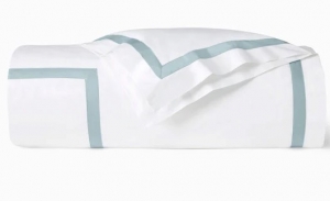 SFERRA Estate White/Poolside Full/Queen Duvet Cover
