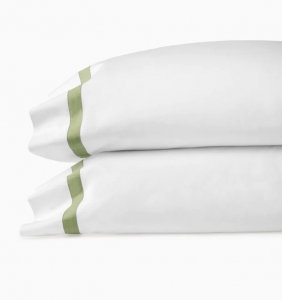 SFERRA Estate White/Willow  King Pillow Case - Pair