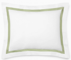 SFERRA Estate White/Willow  King Sham