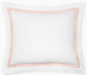 Sferra Estate White/Petal Standard Sham 21X26