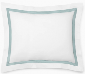 SFERRA Estate White/Poolside Standard Sham