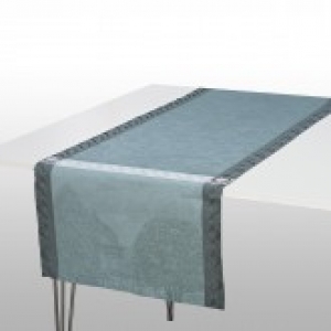 Le Jacquard Francais Symphonie Baroque Smoke Tablerunner 20 x 79