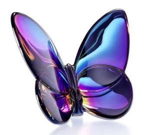 Baccarat Lucky Butterfly Blue Scarabee