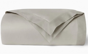 Sferra Carlotta Grey King Duvet Cover 106X92