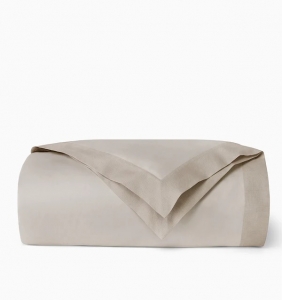 Sferra Carlotta Taupe King Duvet Cover 106X92