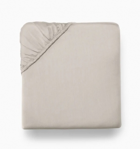 Sferra Carlotta Taupe King Bottom Fitted Sheet 78X80X17