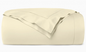 SFERRA Ariel Parchment Full/Queen Duvet Cover 88X92