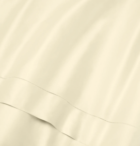 SFERRA Ariel Parchment King Flat Sheet 114X114