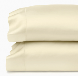 SFERRA Ariel Parchment King Pillow Case / Pair 22X42