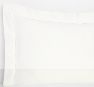 SFERRA Ariel White King Sham 21X36