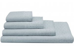 Le Jacquard Francais Lula Ice Bleu Bath Sheet