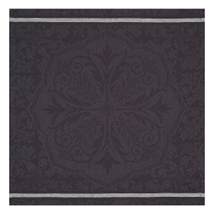 Le Jacquard Francais Armoiries Black Napkin - 23" x 23" / Set 4