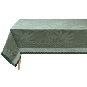 Le Jacquard Francais Nature Sauvage Green Tablecloth - 69 x 126
