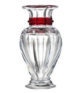 Baccarat Harcourt Balustre Tall Vase - Red