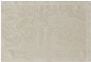 Le Jacquard Francais Tivoli Beige Le Jacquard Francais Tivoli Beige Placemat - 14" x 19" / Set 4