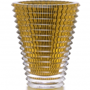 Baccarat Eye Vase EX Large Oval - Amber