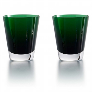 Baccarat Mosaique Baby Tumbler - Green / Set 2