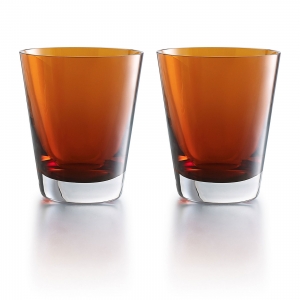 Baccarat Mosaique Baby Tumbler - Orange / Set 2
