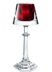 Baccarat My Fire Red Shade Candlestick
