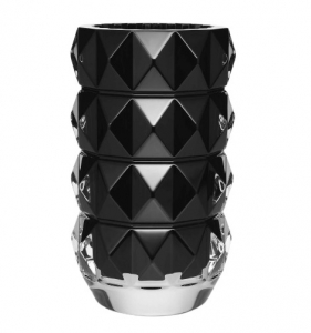Baccarat Round Louxor Vase - Black