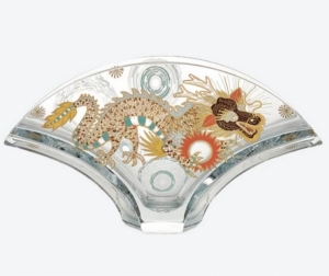 Baccarat Ginkgo Celestial Night Dragon Vase