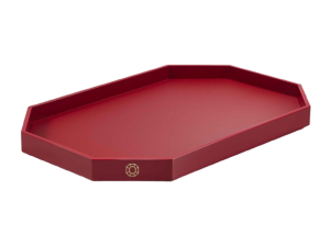 Baccarat Octogone Tray Red / Large