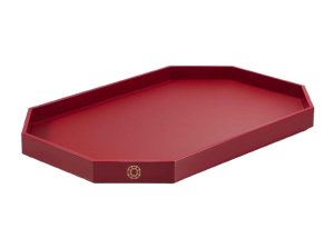 Baccarat Octogone Tray Red / Medium