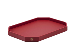 Baccarat Octogone Tray Red / Small