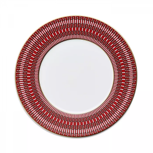 Baccarat Arcadia Red Dinner Plate - Set 2