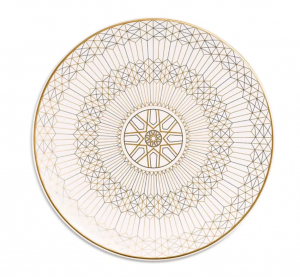 Baccarat Arcadia Gold Bread Plate