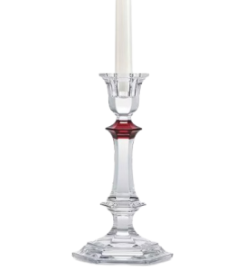 Baccarat Harcourt Rouge Candlestick - 8.6"