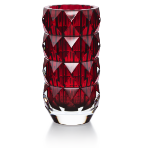 Baccarat Louxor Round Vase Red - Small
