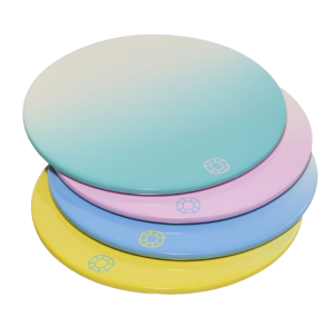 Baccarat Octogone Coasters Pastels - Set 4