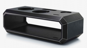 Baccarat Octogone Bar Accessory Stand / Black Oak