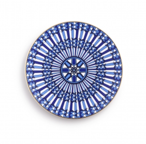 Baccarat Arcadia Blue Bread Plate