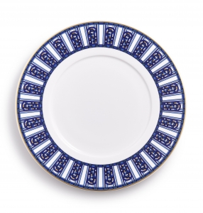Baccarat Arcadia Blue Dessert Plate - Set 2