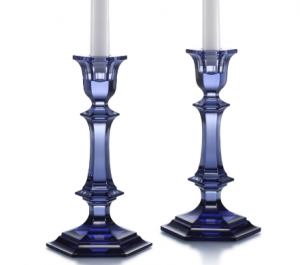 Baccarat Harcourt Candlesticks Midnight - Set of 2