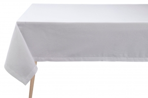 Le Jacquard Francais Portofino Fiori White Tablecloth - 69 x 98